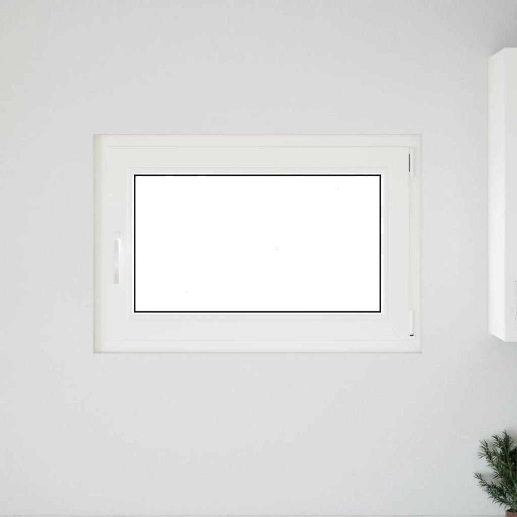 Finestra per Soffitta RISOR Bianco 90 x 60 cm PVC e Vetro 42047246