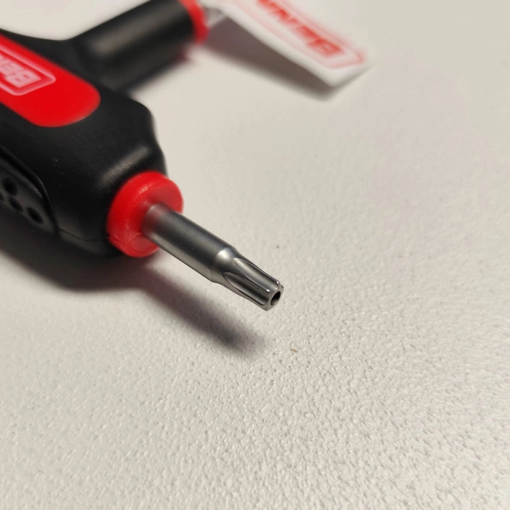 Benmam t30 chiave torx forato con manico a t
