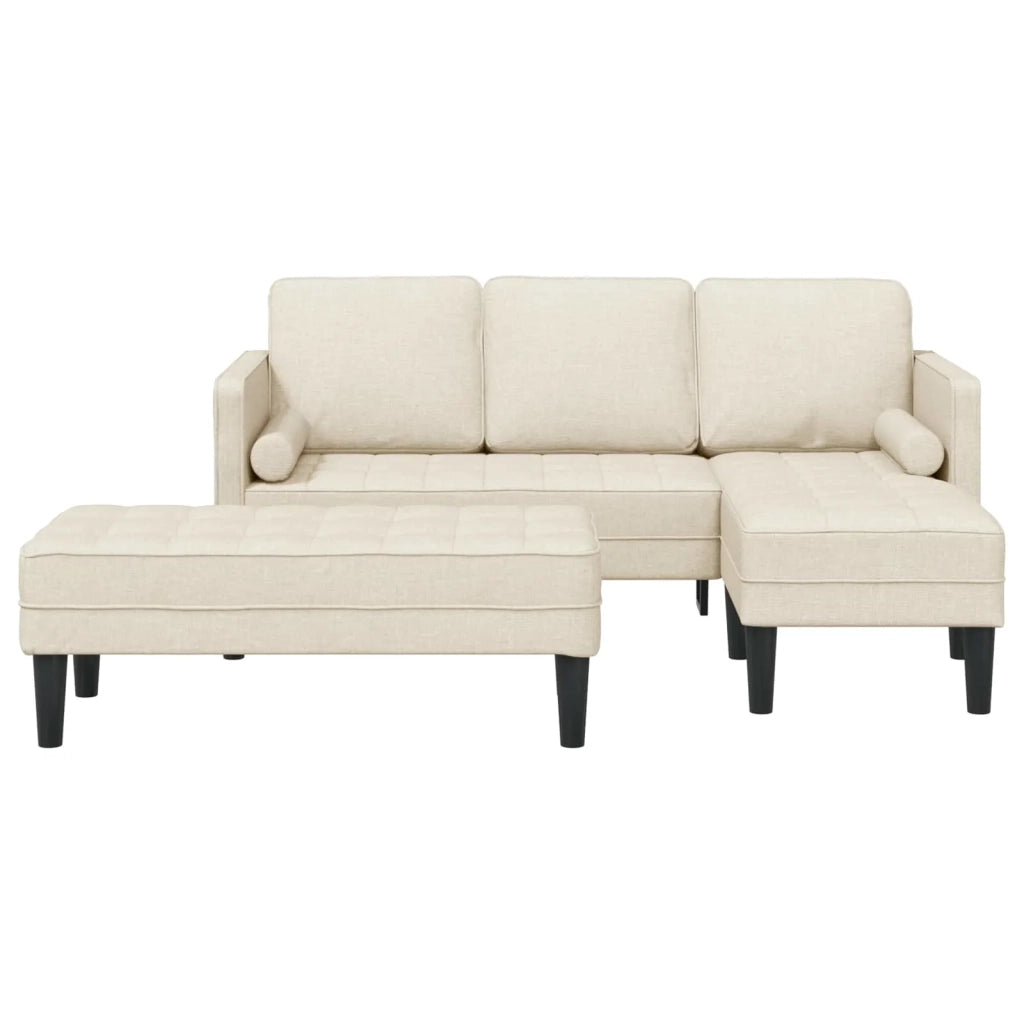 Set di divani con cuscino 2 pcs Tela Poliestere 3329263