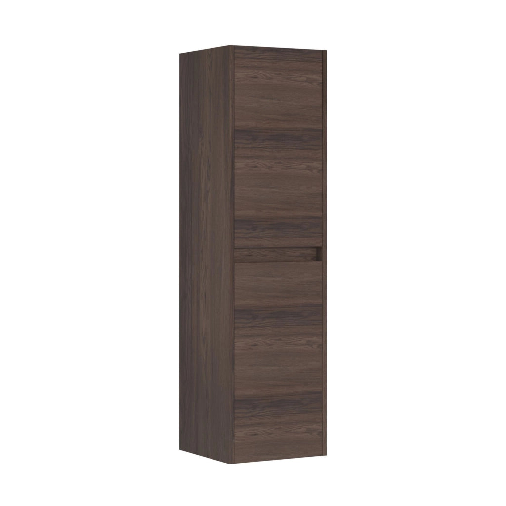 Mobile da bagno "Side 40" - 40 x 27 x 138 cm - Noce scuro