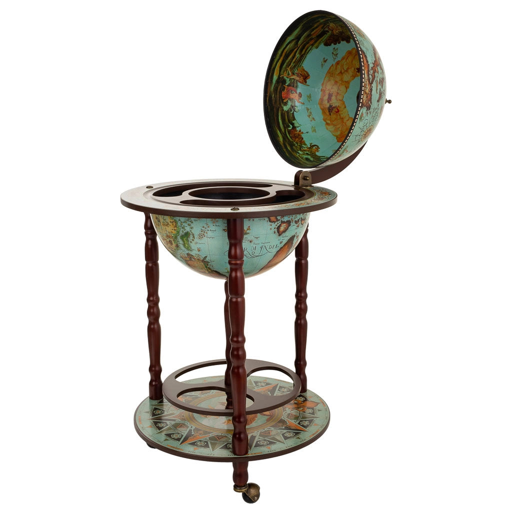 Mobile porta bottiglie globo terrestre 44,3x44,3x87