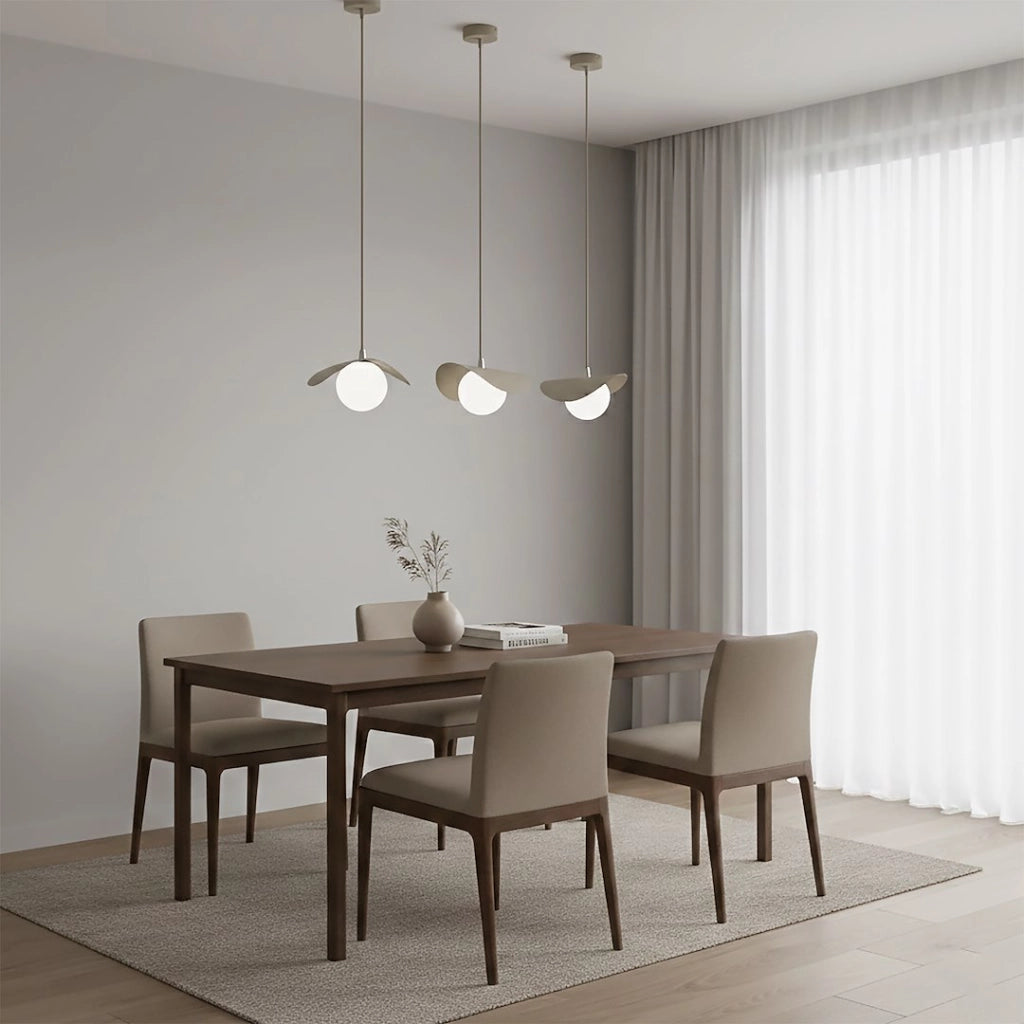Lampada a sospensione RITUAL 1xG9 beige bianca Emibig