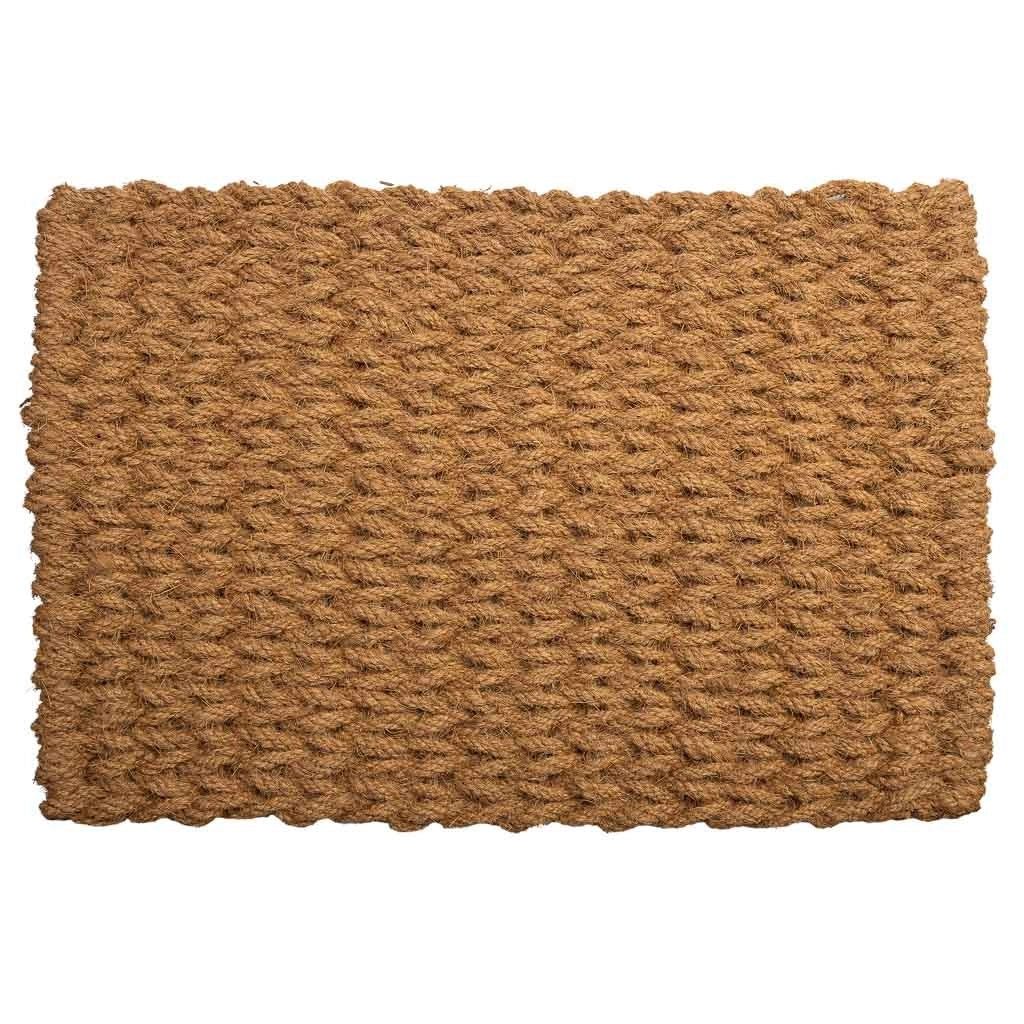 Zerbino corda di cocco marrone 90x60x3