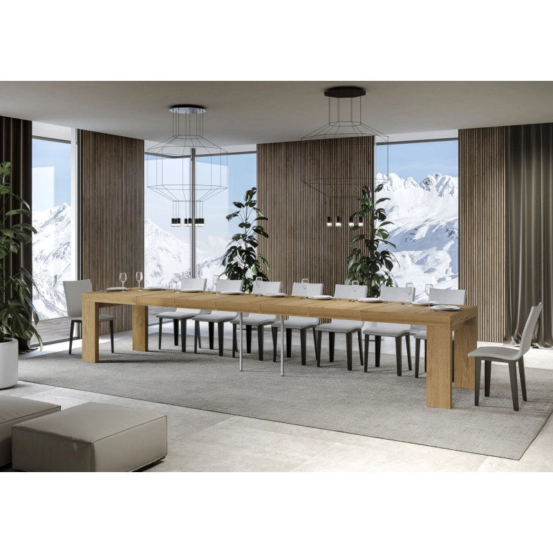 Tavolo allungabile 200/460x90 cm Roxell Premium - Quercia Natura