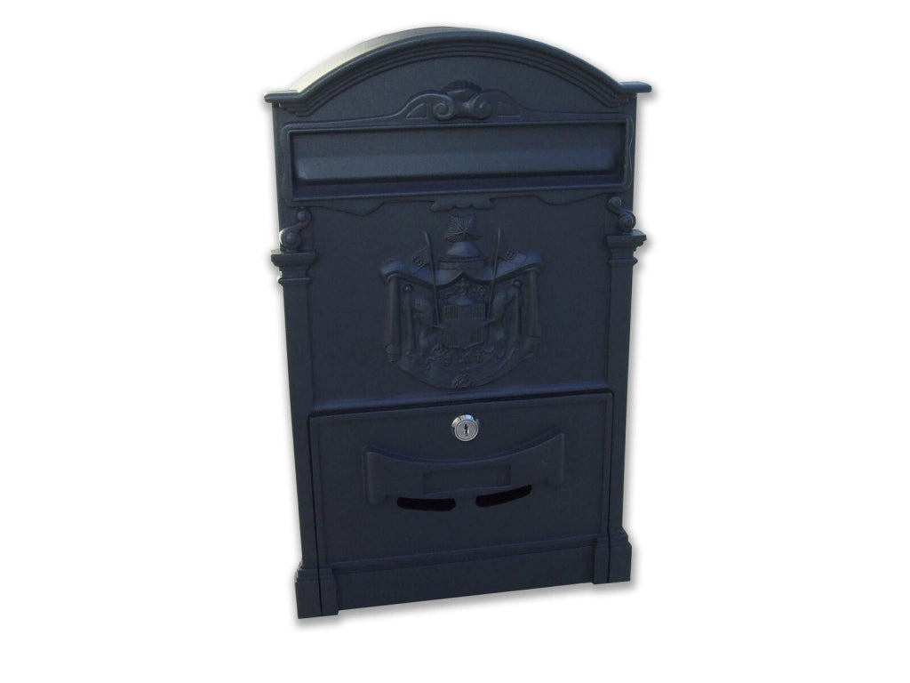 Alubox 49166 Regie Poste Cassetta Postale in Alluminio Pressofuso con Serratura di Sicurezza e Formato Rivista colore Verde