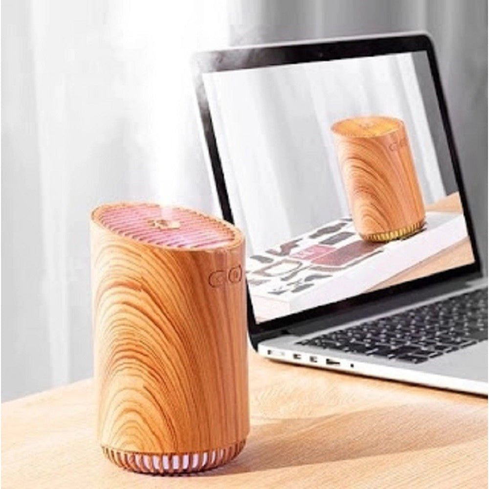 Trade Shop - Mini Diffusore Aromi Umidificatore Ultrasuoni 350ml Usb Aromaterapia Led Tx-8336 -