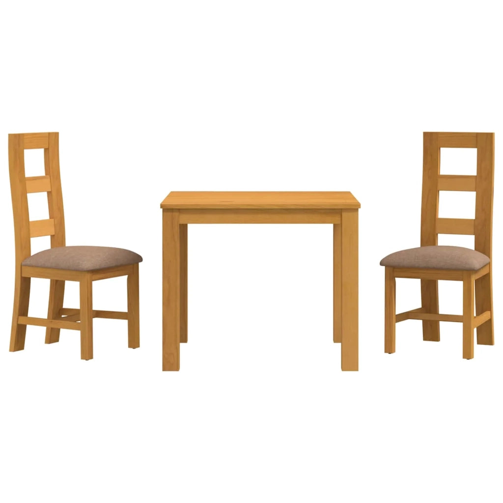 Set da pranzo 3 pz Grigio Legno di Quercia Massello 3430323