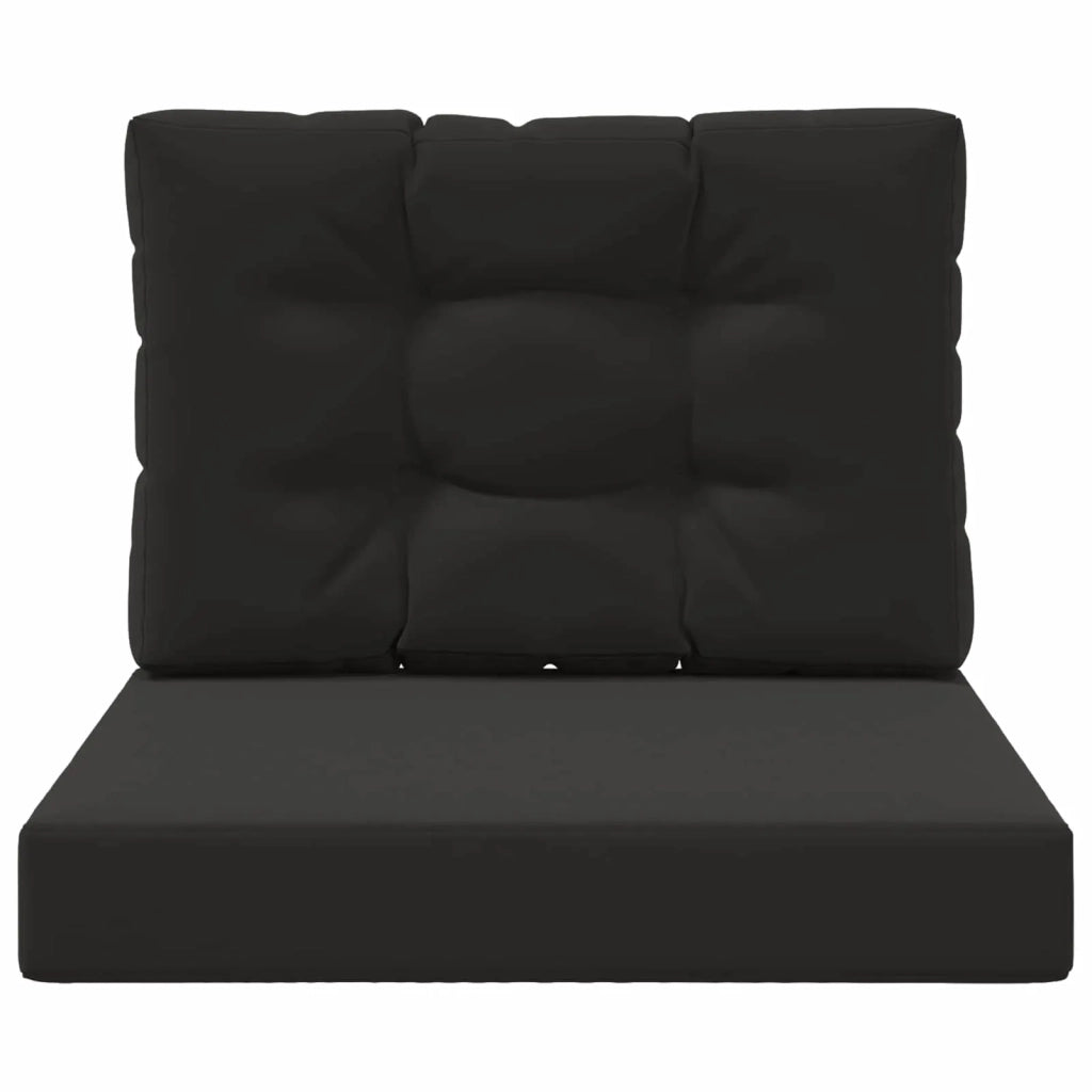 Cuscino per divano da esterno 2 pcs Nero Poliestere 900734