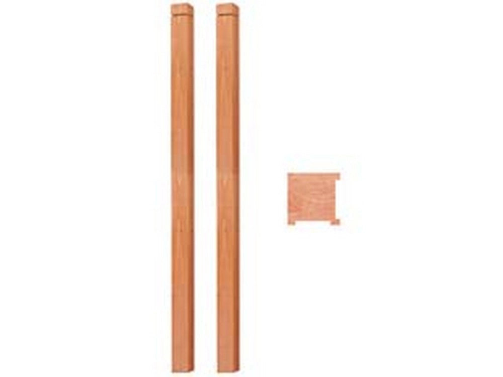 1pz palo per grigliato ad angolo - cm.6x6x210h. cod:ferx.fer224604