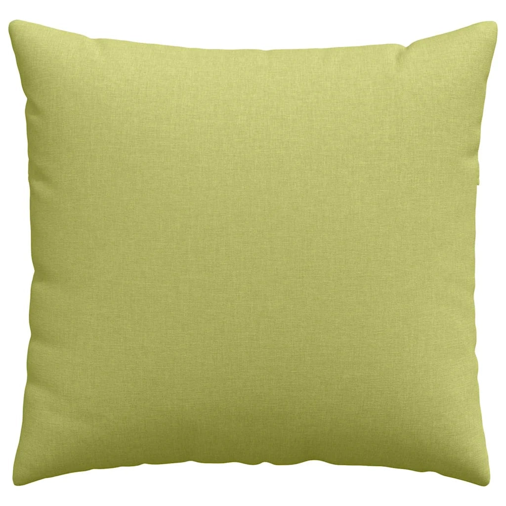 Cuscini da Divano 2 pz | Cuscini per sedie Verde chiaro 45 x 45 cm Tessuto