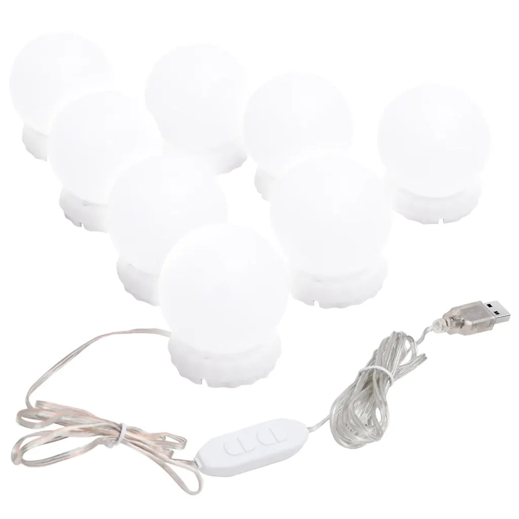 Specchio con Luci LED 60x30 cm Ovale in Vetro 3102974