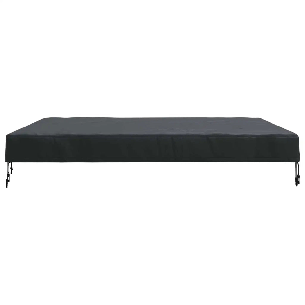 Copertura Tavolo Tinta unita Nero 122 x 122 x 15 cm Tessuto 4106090