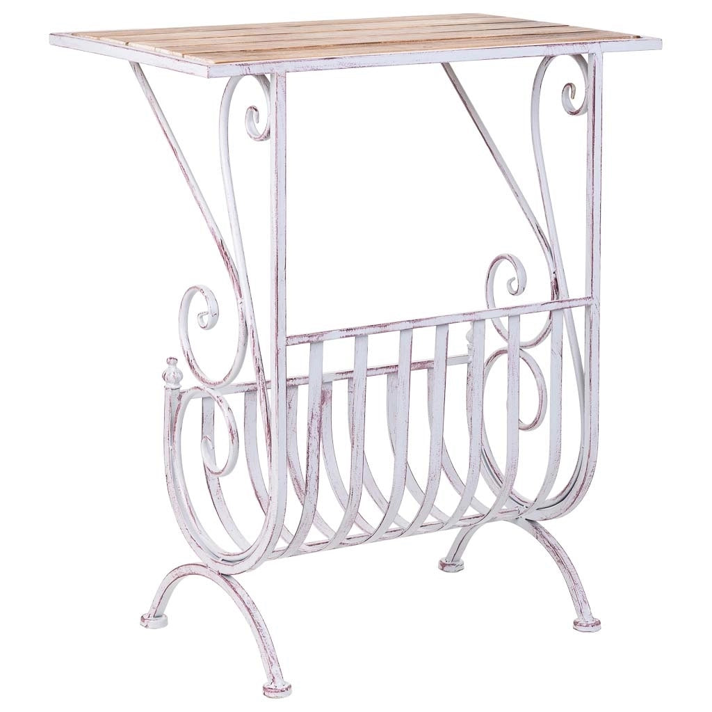 Tavolino bianco, 60x36x70h cm