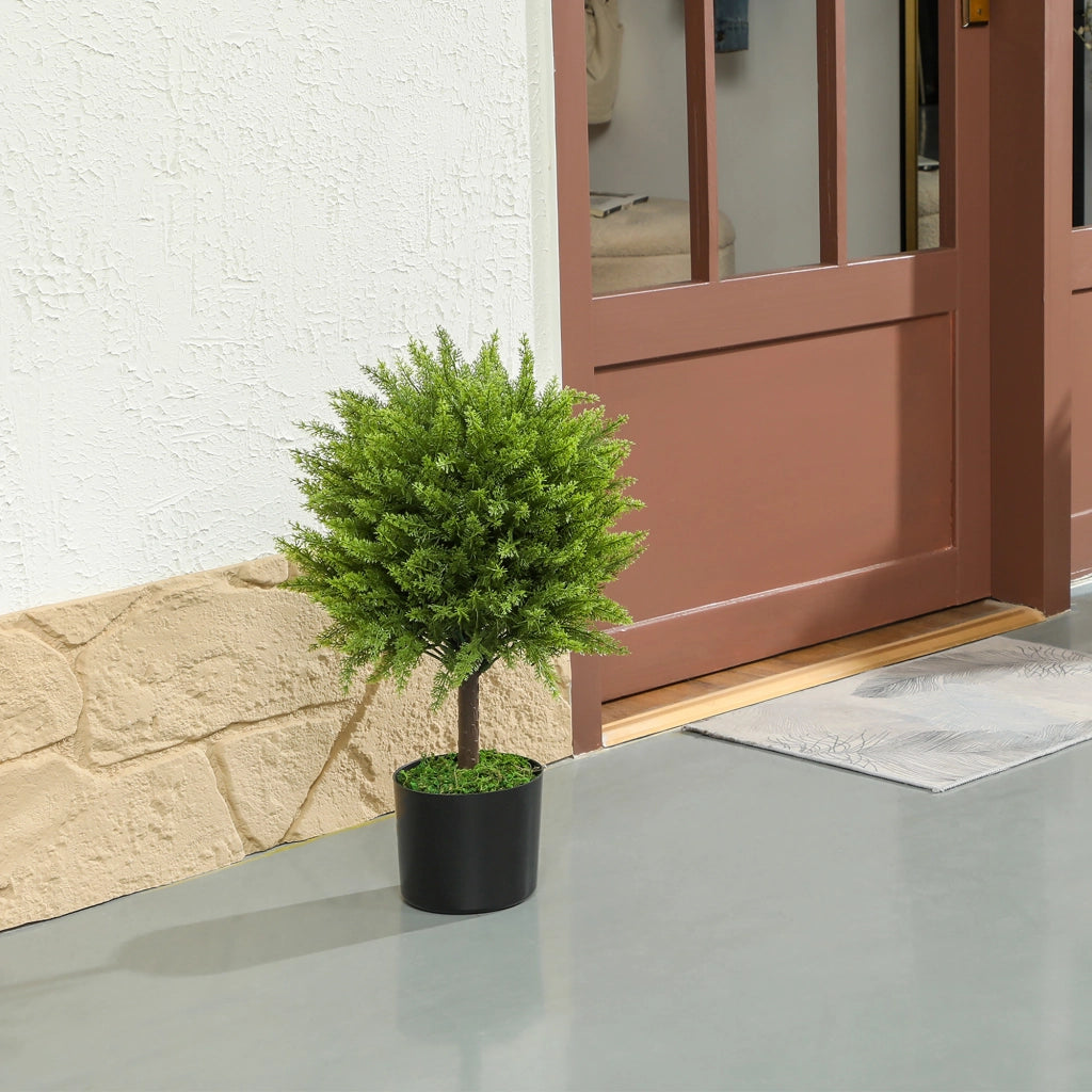 Albero Cedro Finto con Vaso ¨C Zephmum ¨C Verde 55 cm