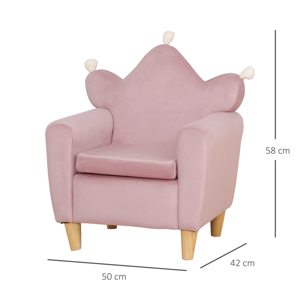 Poltrona Bambini ¨C Minimal ¨C Rosa 50x42x58