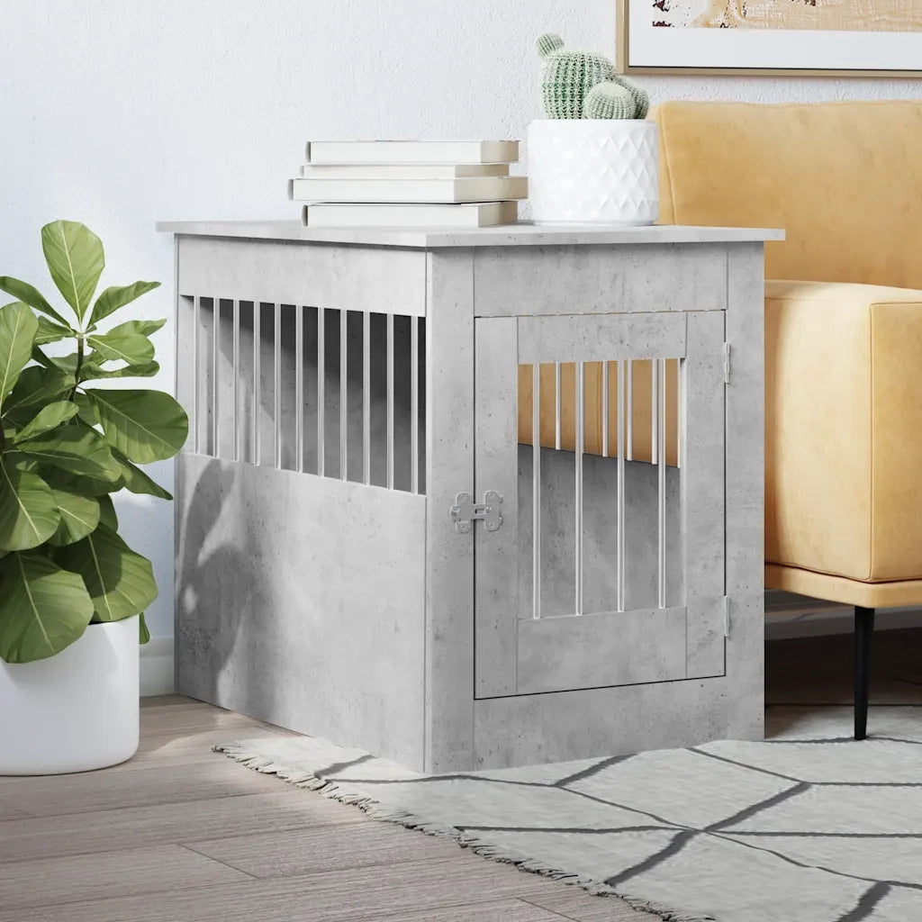 Gabbia Cani Arredamento Grigio Cemento 55x80x68cm Multistrato CFW9019577