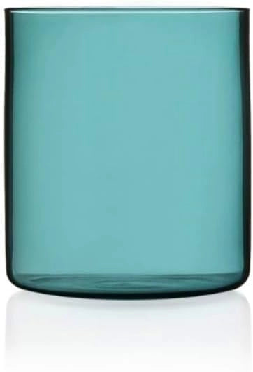 Bicchiere Monsieur Petrolio | Collezione Cilindro Extra Light Colore