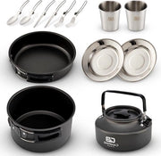 Set di servizi per campeggio per 2 persone