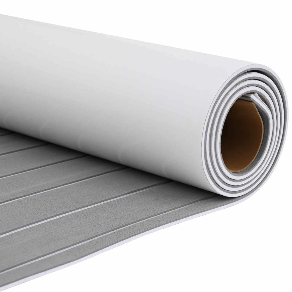 Tappetino per Barche Grigio chiaro e bianco 240 x 90 cm EVA 42046770