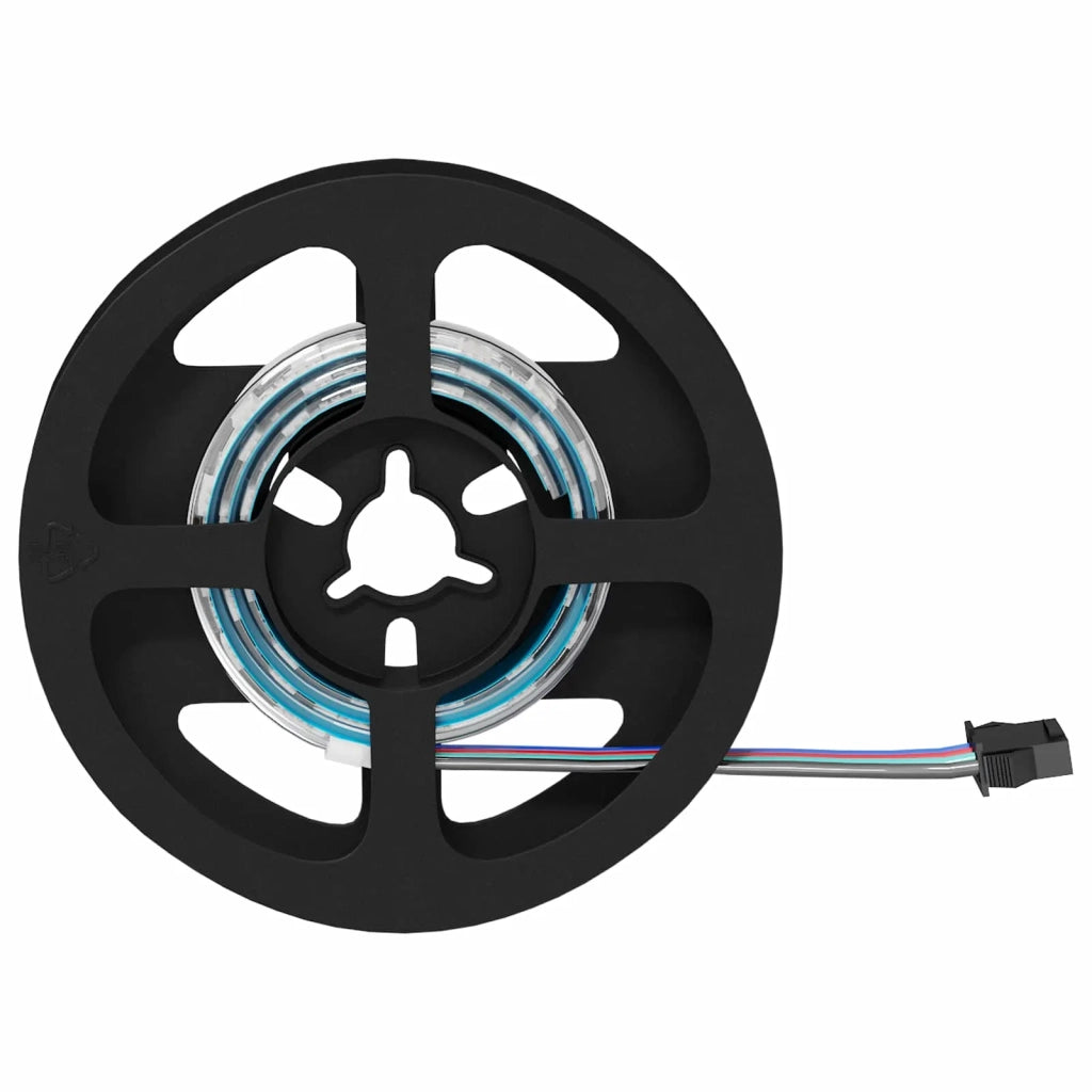 Striscia LED 2 pcs Nero e trasparente 450 mm Rame e plastica 3429096