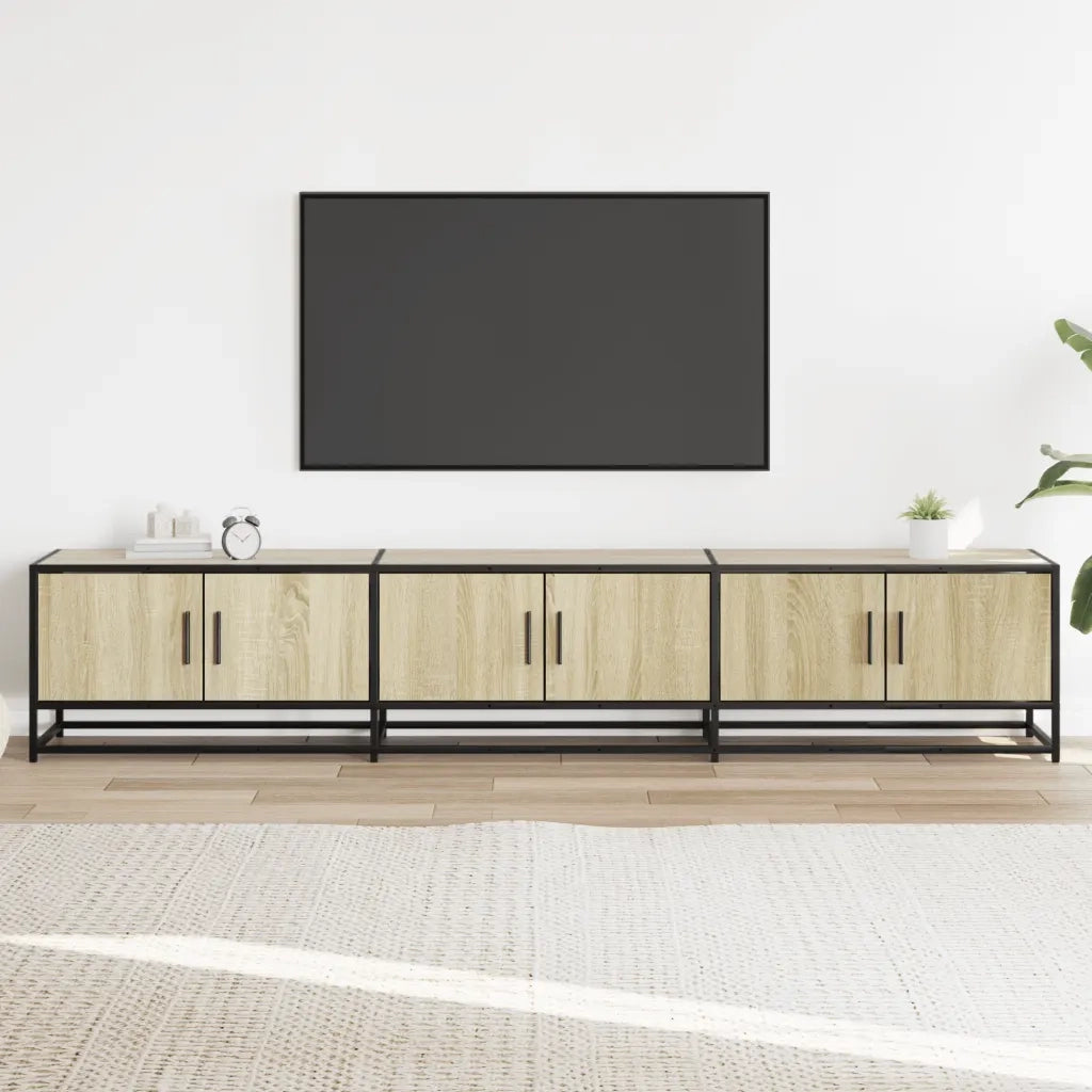 Mobile per TV Rovere Sonoma 210x35x41 cm in Truciolato 3300791