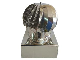 FUMAIOLO TESTA RADIANTE GIREVOLE QUADRO  cm.47x47 in lamiera zincata