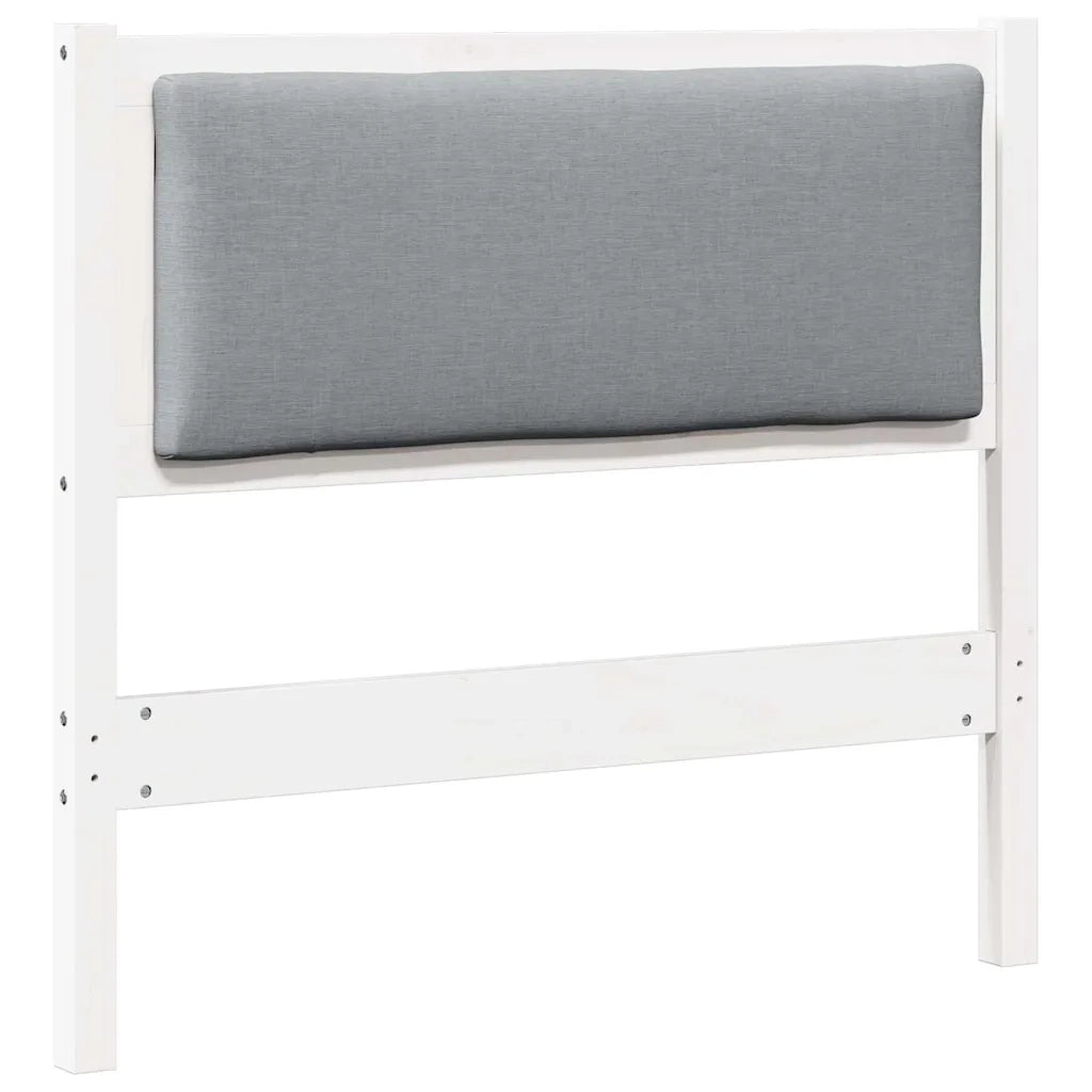 Testiera Altro Bianco 100 cm Legno di pino massello 878973