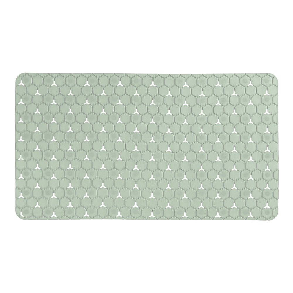 Tappeto bagno antiscivolo verde 75x43 cm Maia