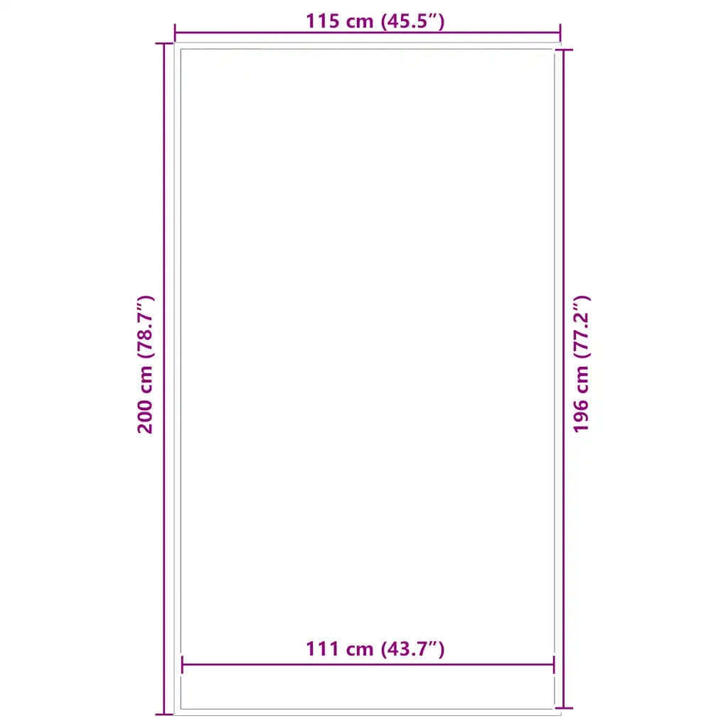 Zerbino Marrone 115x200 cm 4105586