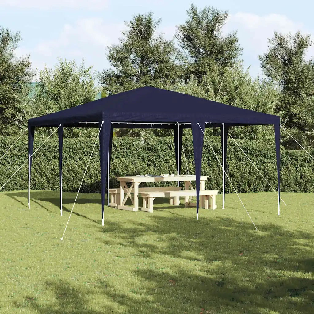 Tenda Party Blu 400 x 400 x 266 cm Polietilene e Acciaio 42003422