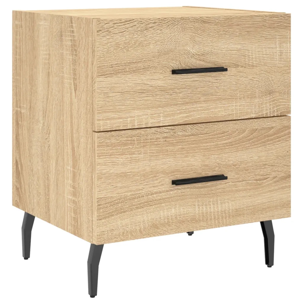 Comodino | Armadio da Notte | Mobiletto da notte Rovere Sonoma 40x35x47,5 cm in Legno Multistrato