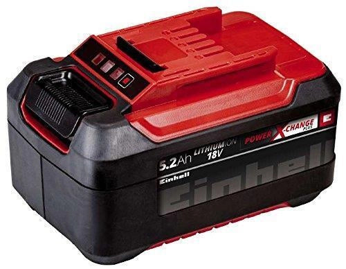 Einhell 4511437 Power X-Change Batteria Li-Ion 18V 5,2Ah 1260W compatibile PXC colore Nero Rosso
