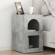 Comodino 2 pcs Grigio cemento 29,5 x 33,5 x 50 cm 891231