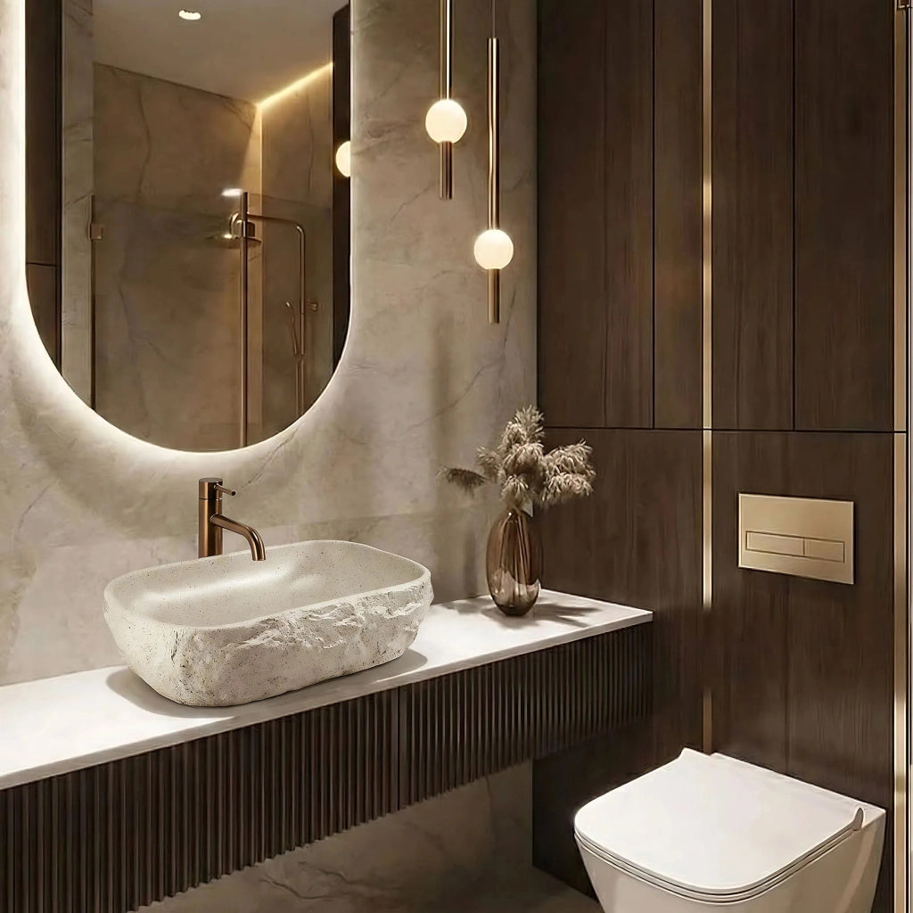 Lavabo Da Appoggio Rea Bianka