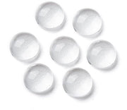 Cabochoni in vetro trasparente - 200 pezzi - 6 mm rotondi