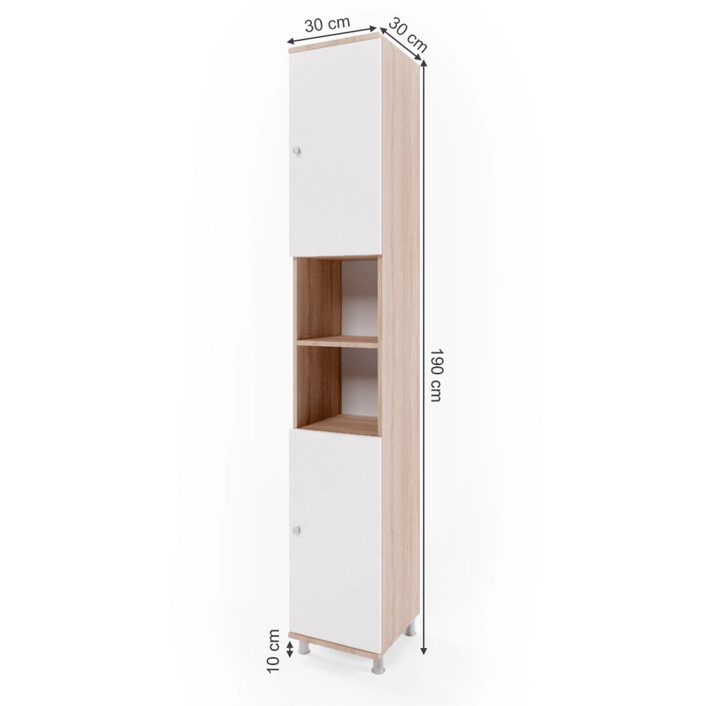 Mobile bagno alto Fynn Sonoma 30 x 190 cm Vicco