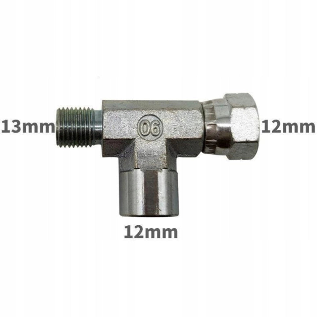 Manometro Lineare con Tridente 1/4" + Liquido Conservante-Cleaner Rosfix PaintPatron 3in1 1L – Precisione, Acciaio Inox