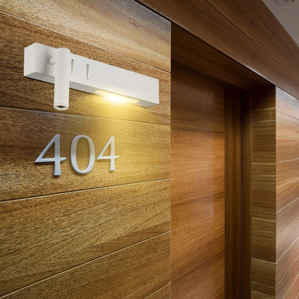 V-TAC Applique LED 9W lettura interruttore bianca 3000K