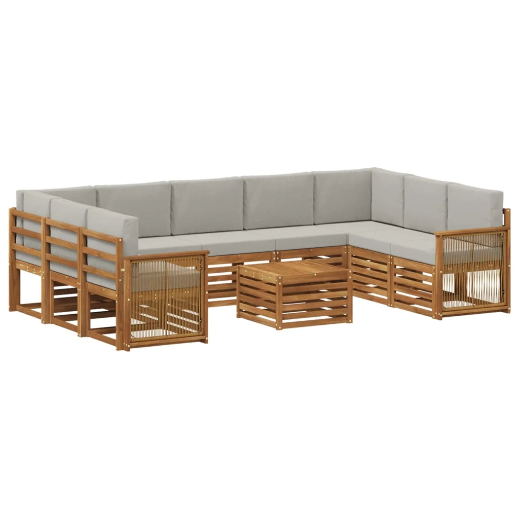 Set divani Legno di Acacia Massello 3384867