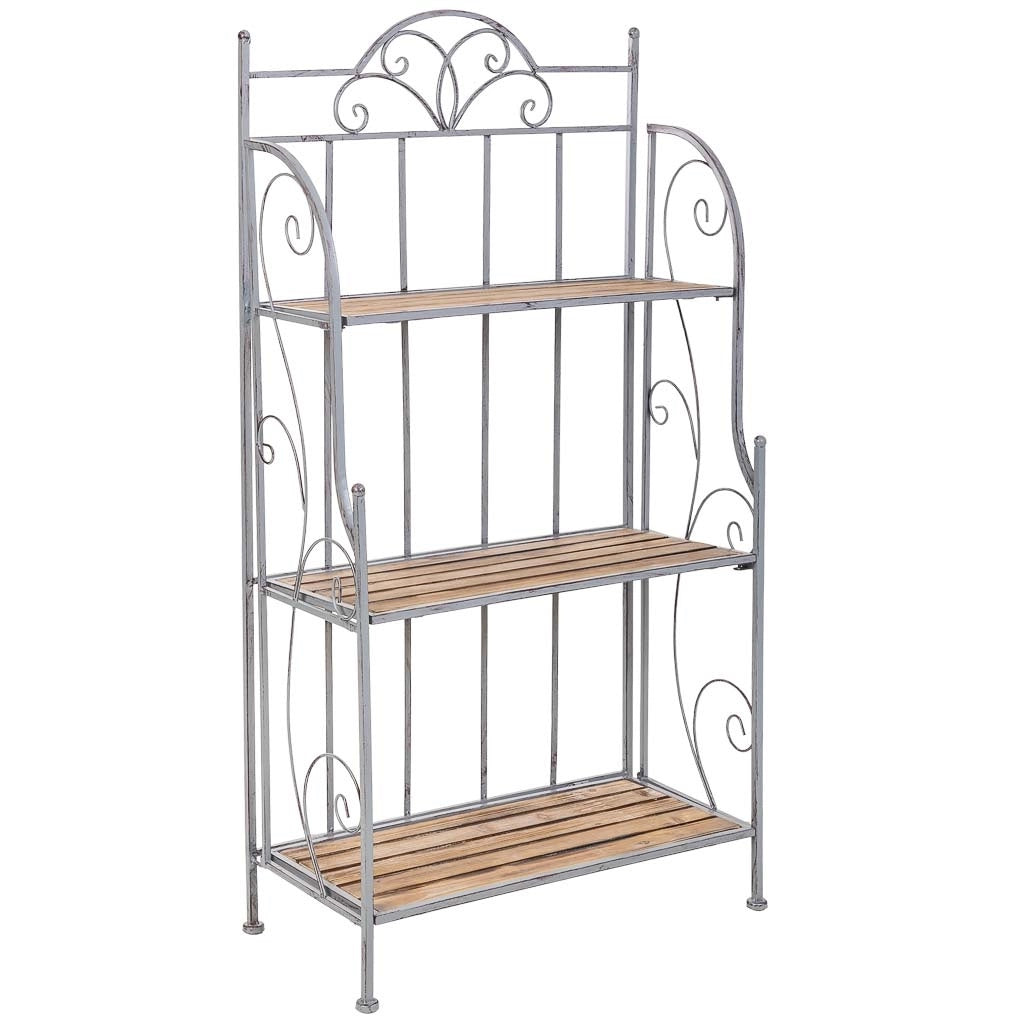 Mensola espositiva beige, 72x36x135h cm