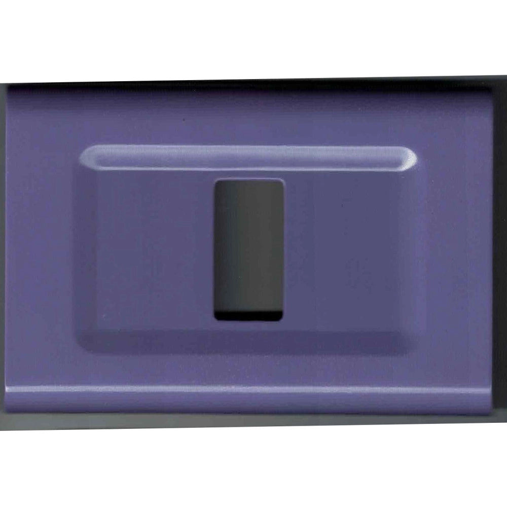 Trade Shop - Placchette Placche In Abs Serie Magic Elite Bticino Compatibili Color Copriprese - Viola -2 Fori     -