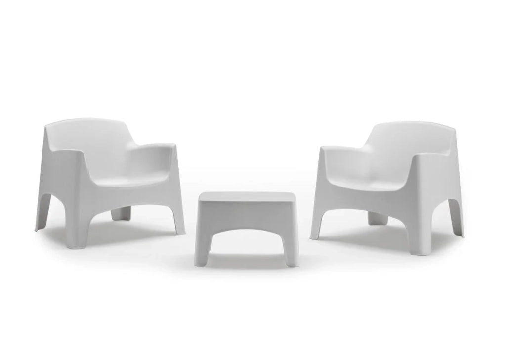 SET DA GIARDINO POLIPROPILENE ''IBIZA TERRACE'' BIANCO