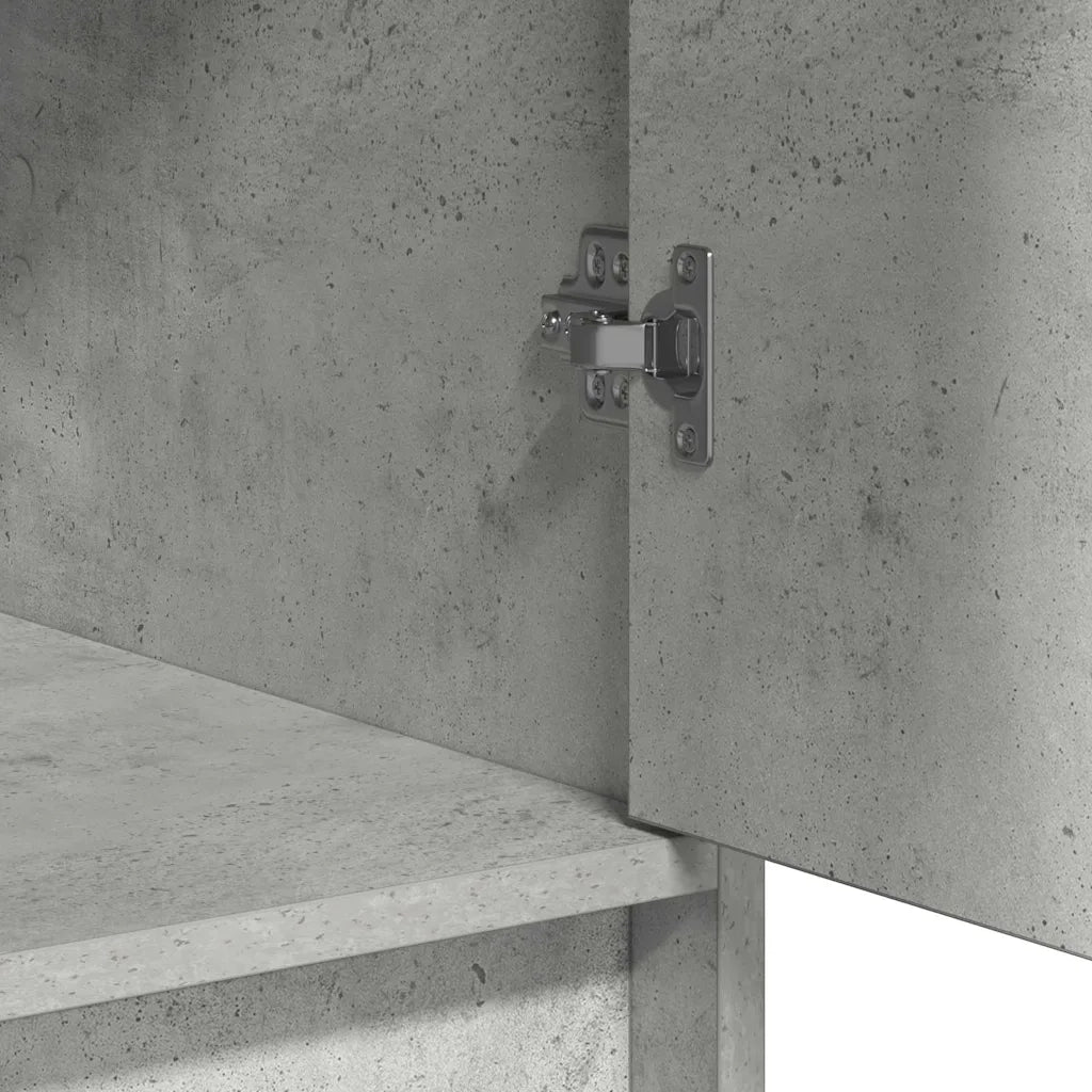 Credenza Grigio cemento 40 x 40.5 x 75 cm Legno multistrato 865067