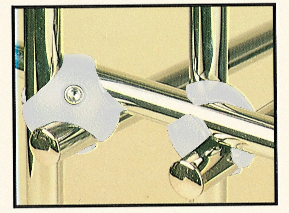 10pz grappa x tubo vernice col. bianco sx (fig.2) cod:ferx.16594