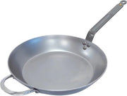 Padella in acciaio inossidabile - 1 pezzo - Argento - Diametro 32 cm