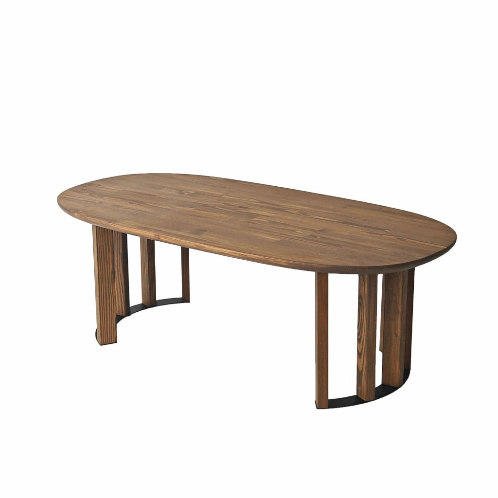 Tavolino in legno "Elysia" - 120 x 60 x 40 cm - Marrone