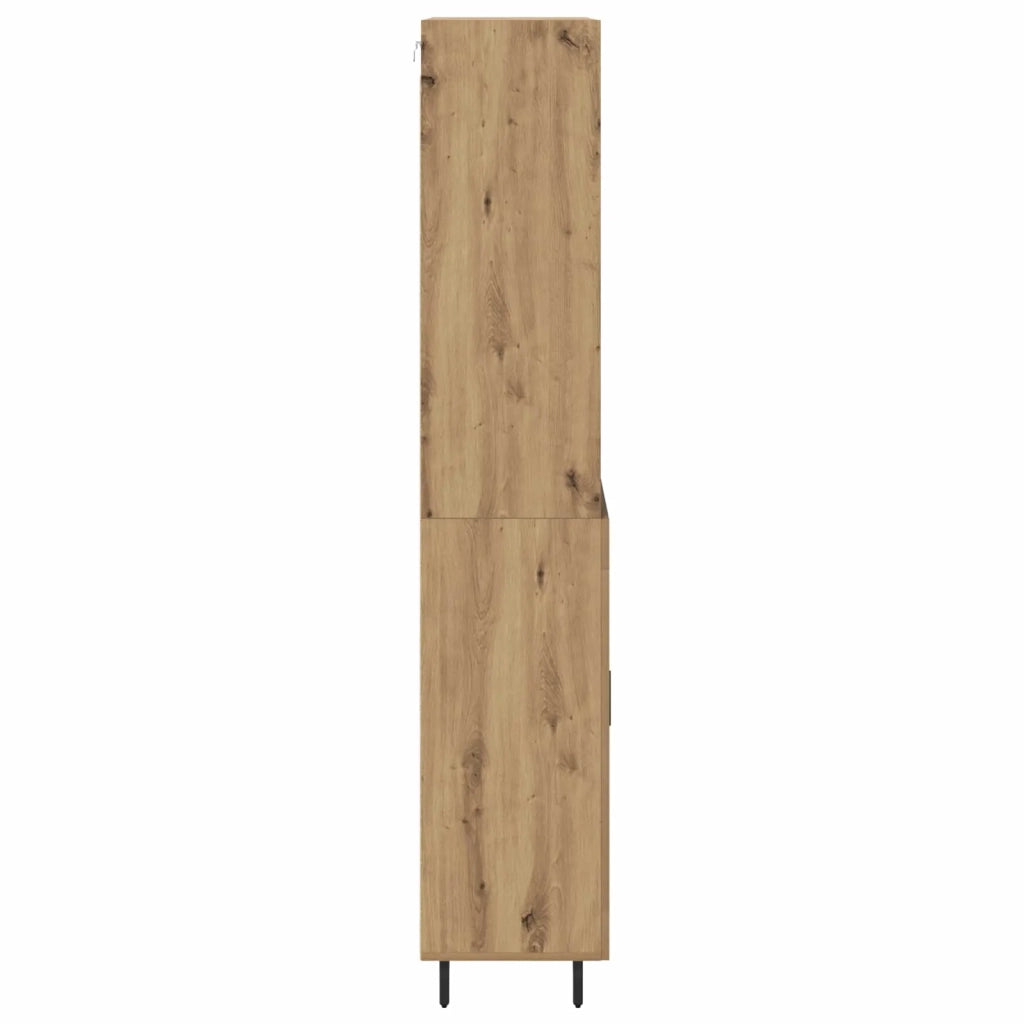 Credenza-Buffet-Armadio da cucina Rovere artigianale 69,5 x 34 x 180 cm 490943