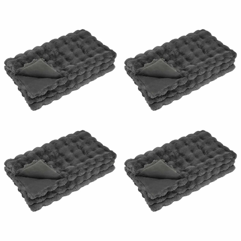 Coperta antiscivolo in sintetica di coniglio Olite 4 pcs 42021806