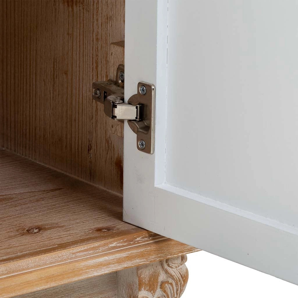 Credenza in legno con 2 porte 78x40x79