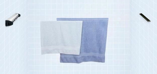 Brabantia 385766 Pull-Out Drying Lines Set Stendibiancheria Estraibile 22 metri Sistema di Bloccaggio Automatico colore Acciaio inox